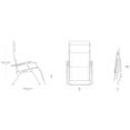 thumbnail image 6 of Lafuma Futura Zero Gravity Outdoor Steel Framed Lawn Recliner Chair, Seigle, 6 of 9