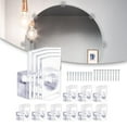 thumbnail image 4 of Clips de Support de Miroir 1/4 Po en Plastique Transparent Clips de Montage de Miroir, 4 of 8