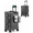Silver, variant on Fenbeli 20 Inch Carry On Luggage with Spinner Wheels, Aluminum Frame Hardside Suitcase with TSA Lock, USB Charging Port, Cup Holder and Phone Holder, Adjustable Handle Rolling Travel Suitcase