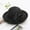 Black, variant on HNMKIU Ladies Summer Casual Retro Fisherman Bucket Hat with Rolled Edge and Bow Detail Black,One Size