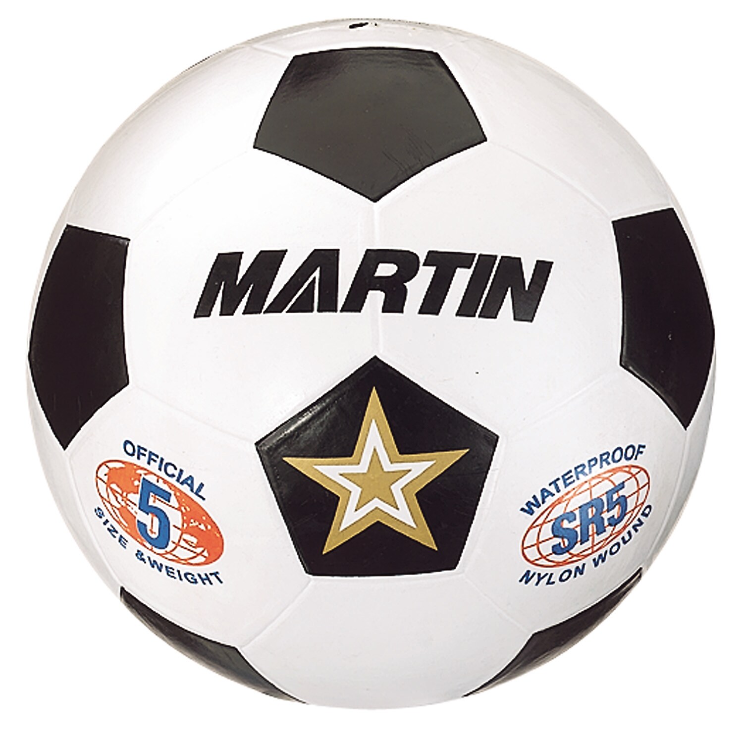 Dick Martin Sports Martin Sports Soccer Ball Size 5 White/Black Pack of 3 (MASSR5W-3) - image 2 of 2