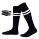 thumbnail image 1 of Calcetines calefactables largos de tubo, recargables, cálidos para invierno, para mujeres y hombres, 4 unidades Raya blanca y negra, 1 of 9