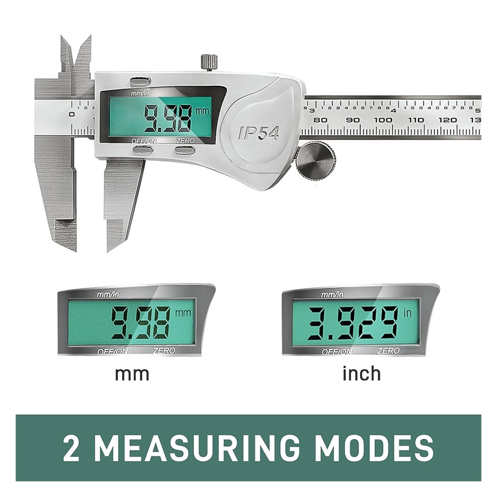 150/200/300 Mm Electronic Digital Vernier Calipers IP54 Water Resistant Measuring Tool Waterproof Stainless Steel Caliper ,Accurate Measurement