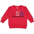 thumbnail image 2 of Inktastic USA Veterans Day 2025 Toddler Sweatshirt, 2 of 4