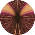 thumbnail image 1 of Ahgly Company Machine Washable Indoor Round Transitional Deep Red Area Rugs, 4' Round, 1 of 7