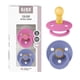 thumbnail image 1 of Chupones BIBS Bubblegum Peri Tetina Redonda Látex Natural Talle 2 para 6 a 18 Meses, 1 of 7