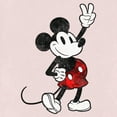 thumbnail image 2 of Toddler's Mickey & Friends Retro Mickey Peace Sign  Graphic Tee Light Pink 2T, 2 of 3