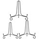 thumbnail image 1 of KAKOWELY 3 piezas de soporte de hierro para el hogar, soporte simple para platos, soporte de mesa para teléfono móvil, soporte para marcos de fotos, 1 of 5
