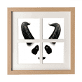 thumbnail image 1 of Pièce Féroce Corne de Panda Cadre Mur Table Affichage 4 Ouvertures Image, 1 of 3