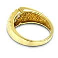 thumbnail image 2 of 18K Men Round & Princess Cut Natural Diamond Ring (Yellow Gold Size 7), 2 of 3