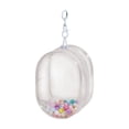 thumbnail image 1 of Bolsa de exhibición de figuras transparente, bolsa de almacenamiento de muñecas pequeña con cierre de cremallera de PVC portátil , Claro, 1 of 8