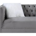 thumbnail image 4 of ACME HeiberoII Loveseat with 2 Pillows in Gray, 4 of 8