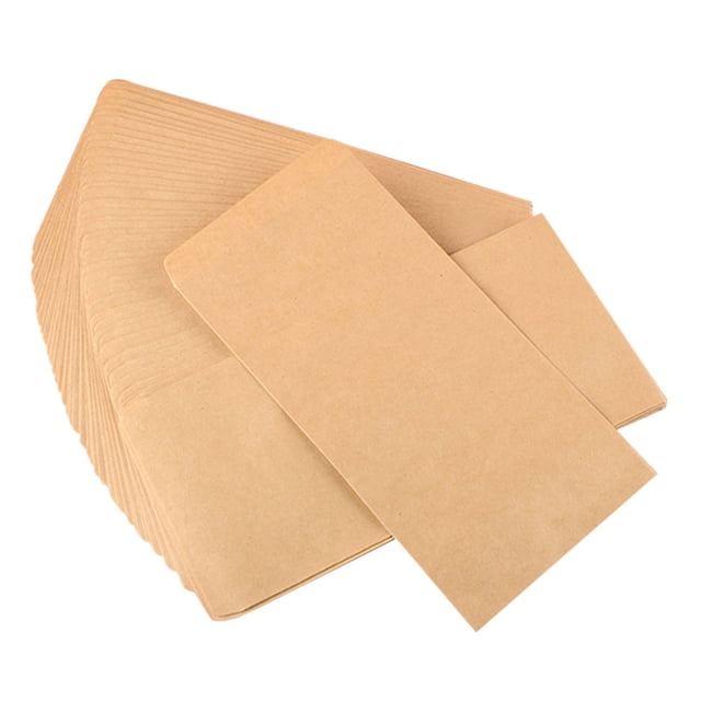 OULII 2 Sets of Business Envelope Kraft Paper Classic Flap for General Users