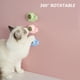 thumbnail image 5 of 3 juguetes de pared con hierba gatera, bolas giratorias de 360° para lamer, juguete de hierba gatera saludable para gatos, juguete masticable para limpiar los dientes, decoración de pared, 5 of 5