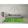 thumbnail image 3 of Ahgly Company Indoor Square Abstract Green Modern Area Rugs, 5' Square, 3 of 4