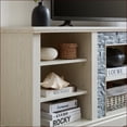thumbnail image 6 of TV Furniture Traditional White MDF Entertainment Stand | Fits 75” TVs | 70”W, 6 of 13