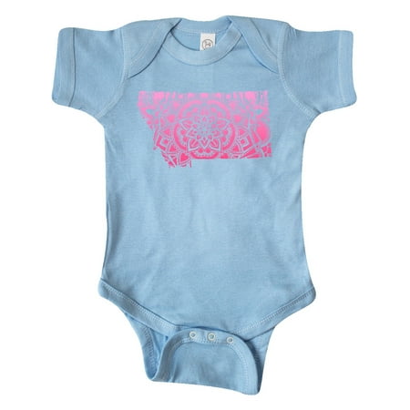 

Inktastic Montana Silhouette Mandala Gift Baby Boy or Baby Girl Bodysuit