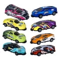 thumbnail image 1 of 8 Pcs Stunt Toy Car  Jumping Stunt Car  Pull Back Vehicles  Alloy Pull Back Catapult Car  Mini Car Models Game Prizes, 1 of 6