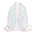 thumbnail image 2 of CRCKT 17-inch Kids Polyester Backpack - Spa Retreat, Blue and Peach Checker, 2 of 9