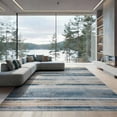 thumbnail image 2 of ODIKA 8'x10' Washable Area Rug Boho Striped Farmhouse Distressed Southwestern Geometric Bands for King Size Bedroom Under Bed, Master Suite, Non-Shedding, Easy Care, 2 of 7
