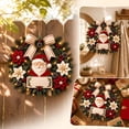 thumbnail image 3 of DIY Christmas Wreath Assembly Kit,3D Fabric Poke Wreath Craft Set for Adults,Beginners,Handmade Holiday Door Wall Decor,12.6 Inch(Santa), 3 of 6