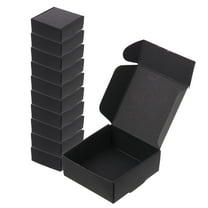 20 Pcs Shipping Boxes Paper Packing Holder Favor Tack Office Black