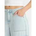 thumbnail image 4 of No Boundaries Bow Cargo Jeans, 30.5'' Inseam, Women's, 4 of 5