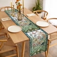 thumbnail image 3 of Table Runner 72 Inches Long for Kitchen Dining, Animal Flowers Dresser Scarf Farmhouse, Dining Table Decorations for Wedding/Parties, Vintage Butterflies Dragonfly Floral 18 x 72 In, 3 of 8