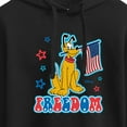 thumbnail image 3 of Disney - Pluto Freedom - Juniors Cropped Pullover Hoodie, 3 of 5