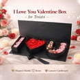 thumbnail image 3 of I Love You Letter Shaped Gift Box, Thick Cardboard, Large Fillable Valentines Present Packaging, DIY Treats Jewelry Or Snack Holder, Storage, Romantic Wedding Anniversary Proposal Gift, 3 of 3