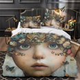 thumbnail image 3 of Ensembles de Literie Design Maison Strange Creatures Housse de Couette Imprimée pour Garçons Filles, Simple (68"x86 Pouces), 3 of 5