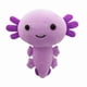 thumbnail image 1 of Bonita almohada de peluche con forma de ajolote, cojín de peluche de dibujos animados (morado), 1 of 4