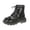 Black Boots, variant on YMUQEIGH Children's Boots Kids Girls' Boots Outdoor Lace Up Boots Ankle Boots Short Toddler/Little Kids Boots Boys' boots