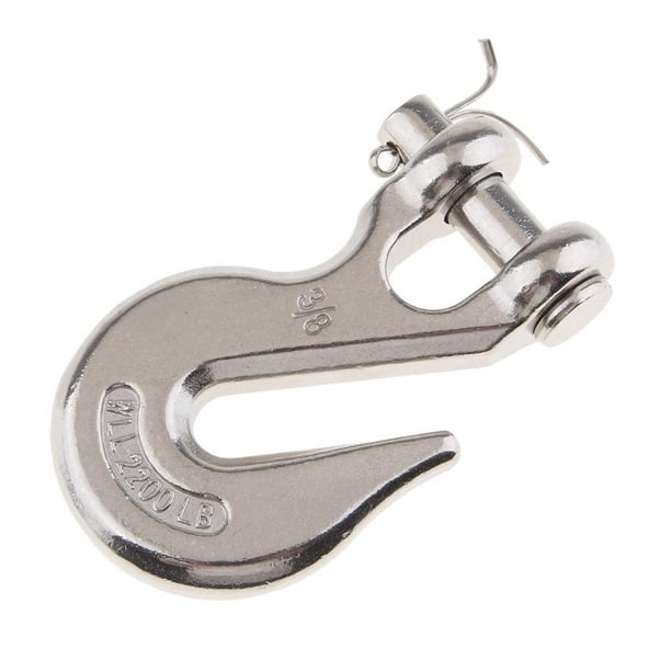 316 Stainless Steel 3/8 Clevis Grab Hook Lifting Chain Rigging Equipment 