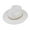 White, variant on Valora Fashionable Fedora Dress Hat For Men Women Wide Brim Sun Hats Baseball Caps Stylish Headwear Silver Silver