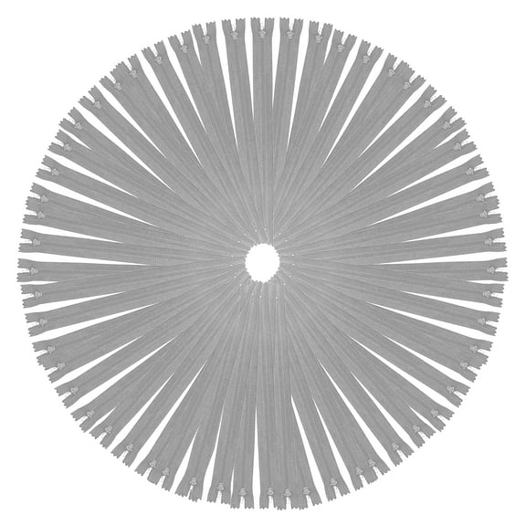 Gray Hidden Zippers - Gray Invisible Zippers - Zippers for Sewing Crafts - #3 Sewing Zippers Bulk Gray Zipper Supplies