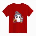 thumbnail image 5 of TOWED22 Girls Boys Halloween Shirt Funny Halloween Tshirt Graphic Tee Kids Spooky Season Fall Outfit, 5 of 5