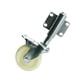 thumbnail image 1 of Rueda de repuesto con resorte para puerta de cerca de nailon de 3" Blanco, 1 of 9