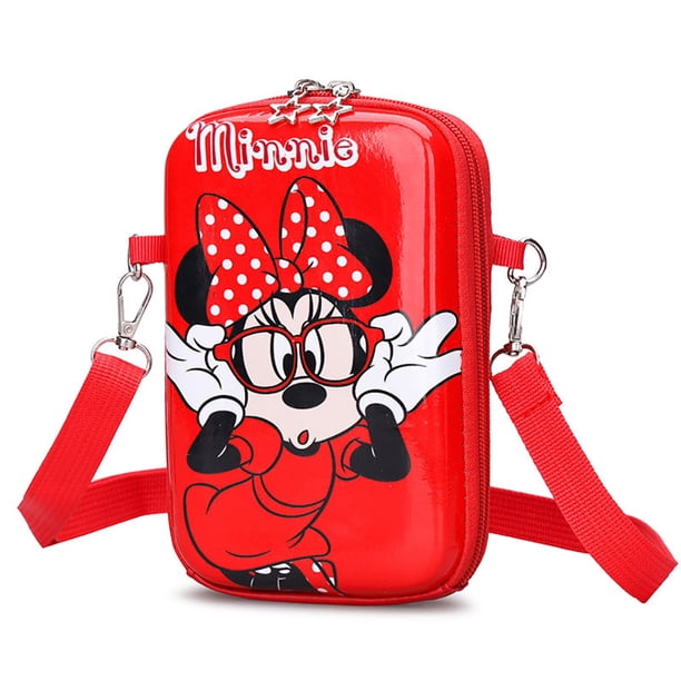 Disney-bolso de hombro para niña, mochila de almacenamiento, Pato Donald, Margarita, pato, Mickey, Minnie Mouse, regalo de cumpleaños, monedero de dibujos animados, juguetes para niños