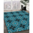 thumbnail image 2 of Ahgly Company Indoor Rectangle Patterned Butterfly Blue Area Rugs, 5' x 8', 2 of 6