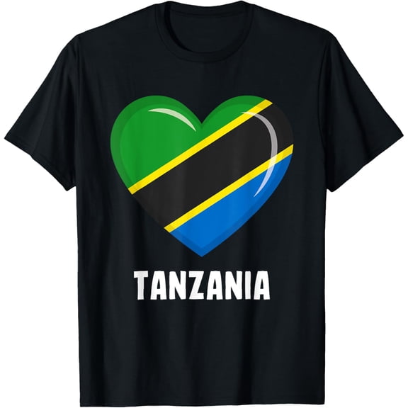 men and women can wear,Tanzanian Tanzania Flag T-Shirt
