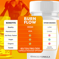 thumbnail image 4 of Burn Flow Advanced Formula Pills Supporting Energy and Healthy Lifestyle BurnFlow 180 Capsules, 4 of 8