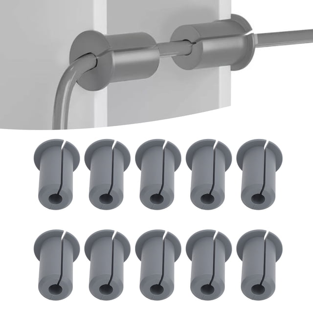 Kit de Enrutamiento de Cables Starlink de 10 piezas, Bujes de Alimentación de Cables de Silicona, Clips de Enrutamiento de Montaje de Cables, Ojal de PARED PARA CABLES, BUJES DE