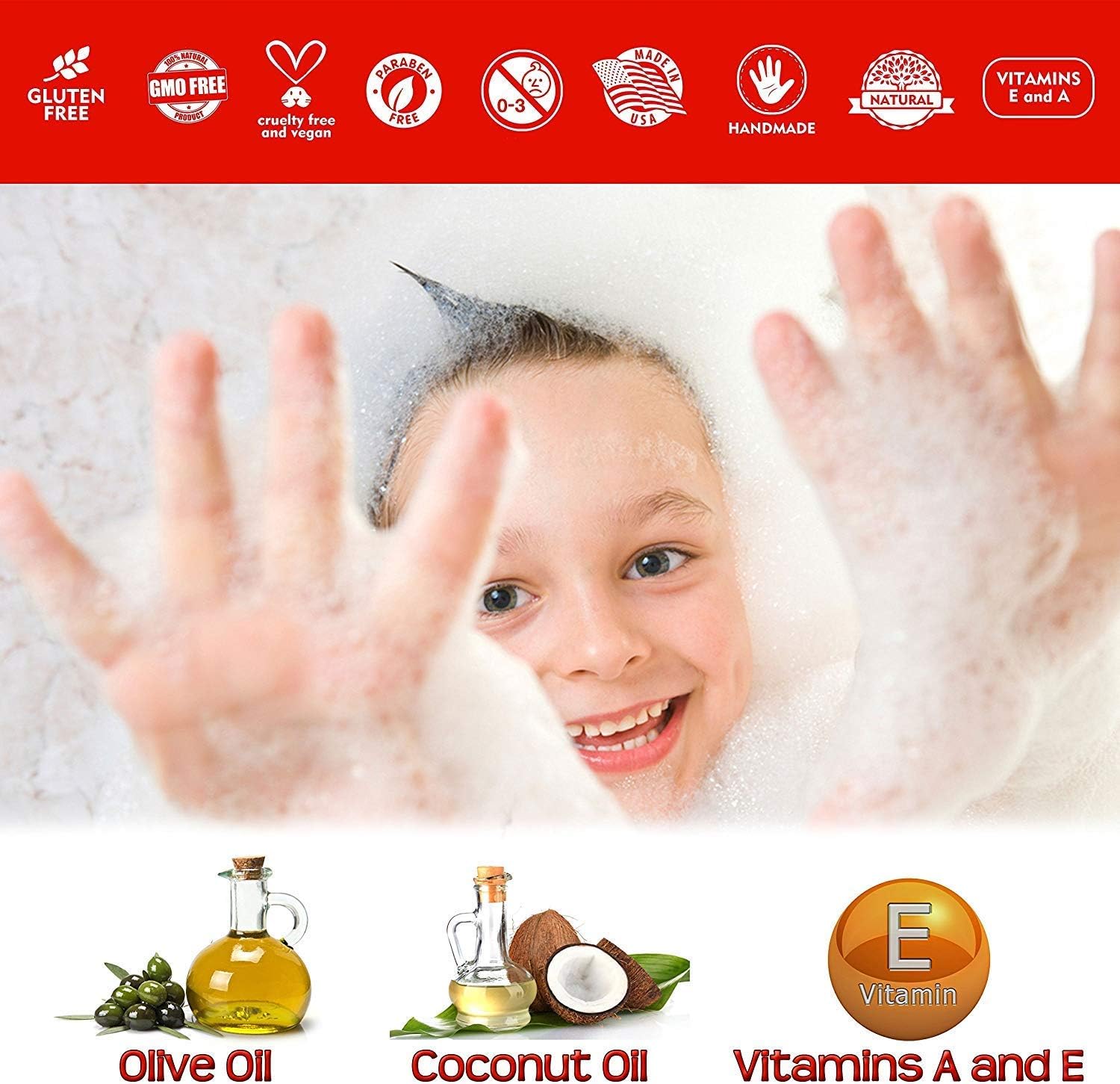 Bath Bombs for Kids with Surprise Inside Cute Animals Toys Handmade in USA Natural and Safe by Relaxcation