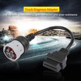 thumbnail image 2 of Truck Diagnose Interface Female 16 Pin OBD2 6 Pin Adapter Cable for Automotive Diagnostic Tool, 2 of 4