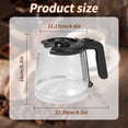 thumbnail image 4 of 12 Cup Replacement Pot for , 12 Cup Carafe Replacement Pot Compatible with RF, LM, PC and SC Series, 4 of 4