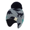 thumbnail image 3 of Gorros de invierno para bebés y niños con orejeras, gorro de punto con forro polar para esquiar, 3 of 8