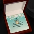 thumbnail image 6 of To My Wife If I Had My Life Infinity Knot Necklace Message Card, 6 of 17