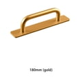 thumbnail image 1 of Aluminium Alloy Cabinet Door Pull Self-adhesive Waterproof Anti-rust Dirt-proof Anodized Electroplated Waterproof Dirt-proof Wardrobe Window Handle 180mm Gold, 1 of 8