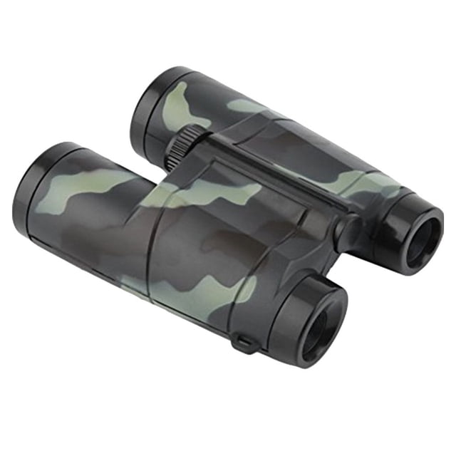 Eigraketly Camuflaje verde 4X binoculares telescopio niños juguetes al aire libre Camping herramientas de escalada gafas de campo de viaje Artesanía
